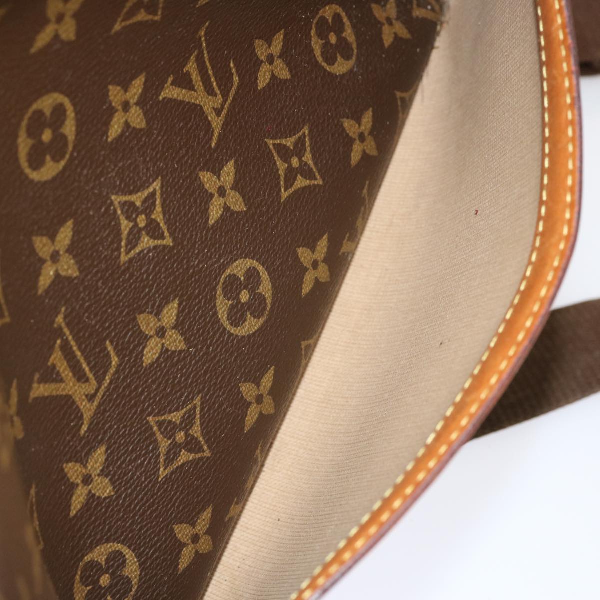 LOUIS VUITTON Monogram Reporter PM Shoulder Bag M45254 LV Auth fm3324