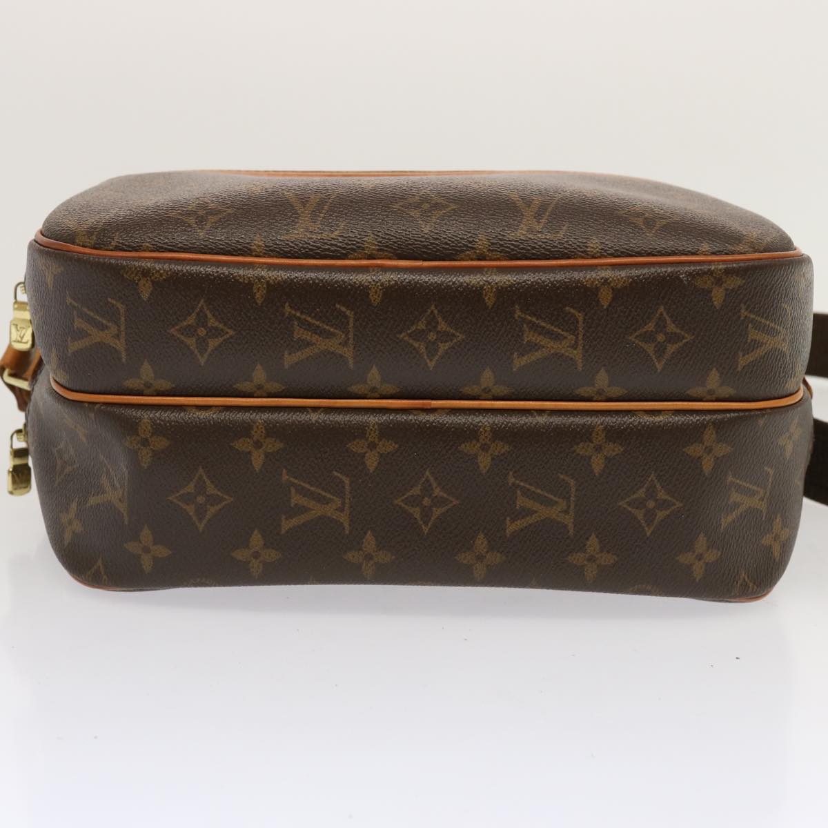 LOUIS VUITTON Monogram Reporter PM Shoulder Bag M45254 LV Auth fm3324