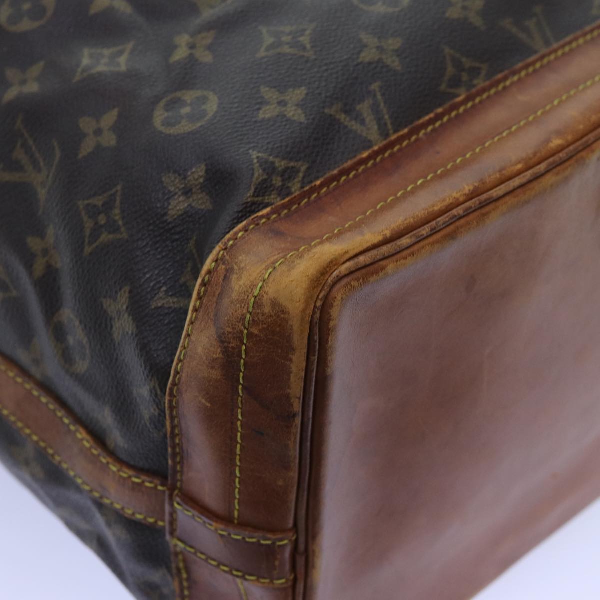 LOUIS VUITTON Monogram Noe Shoulder Bag M42224 LV Auth fm3326