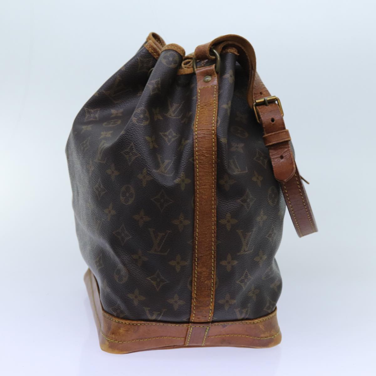 LOUIS VUITTON Monogram Noe Shoulder Bag M42224 LV Auth fm3326