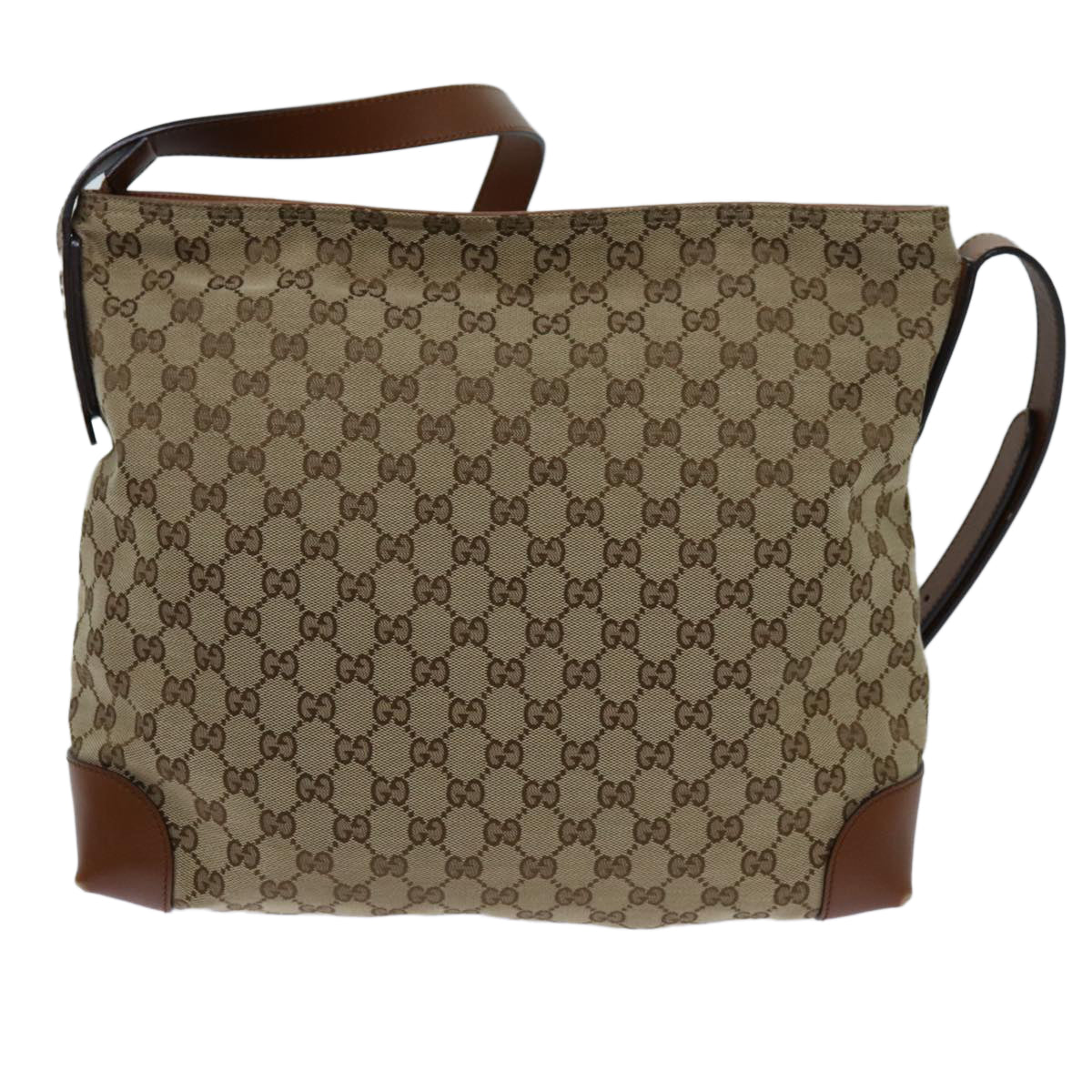 GUCCI GG Canvas Shoulder Bag Beige 308930 Auth fm3335 - 0