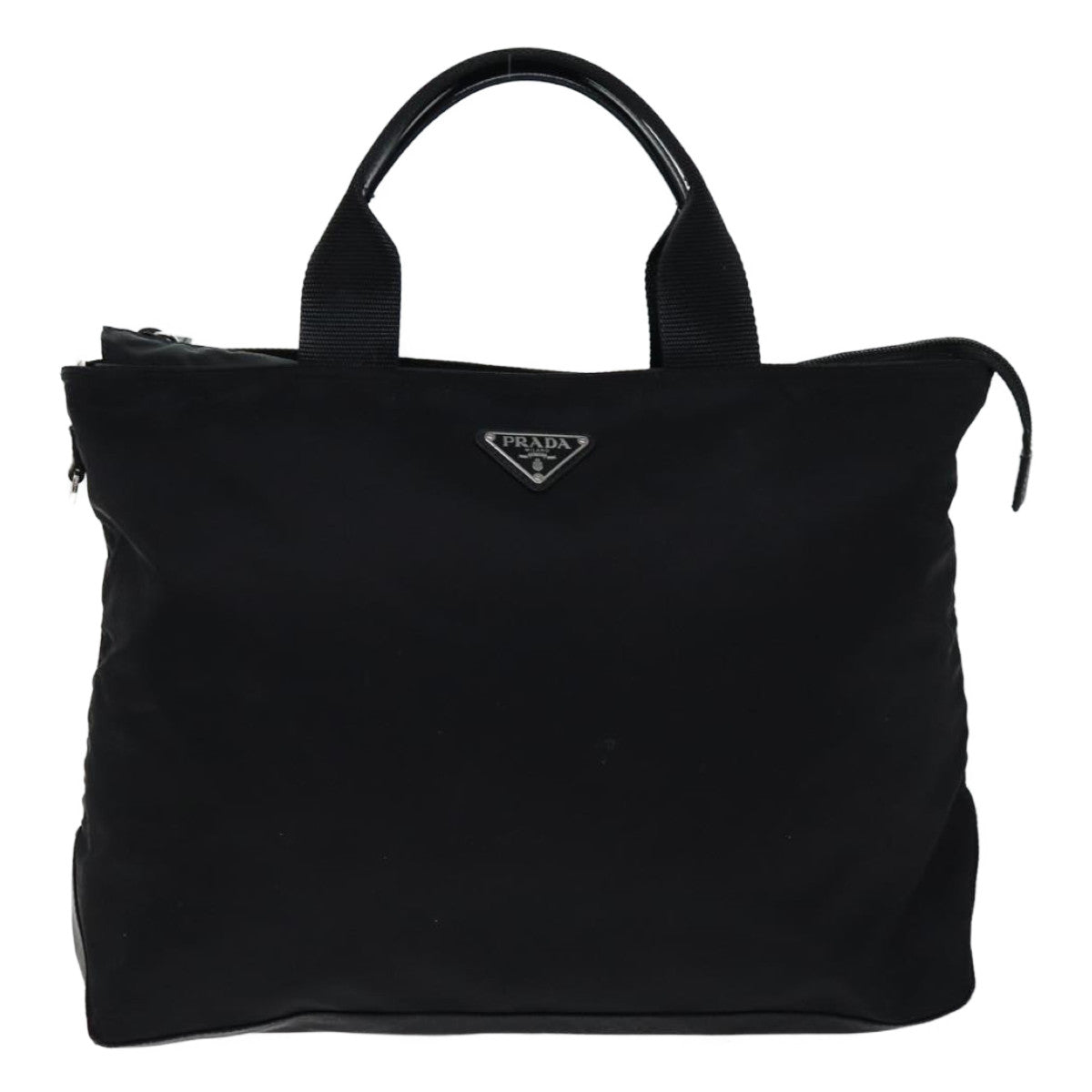 PRADA Hand Bag Nylon 2way Black Auth fm3363 - 0