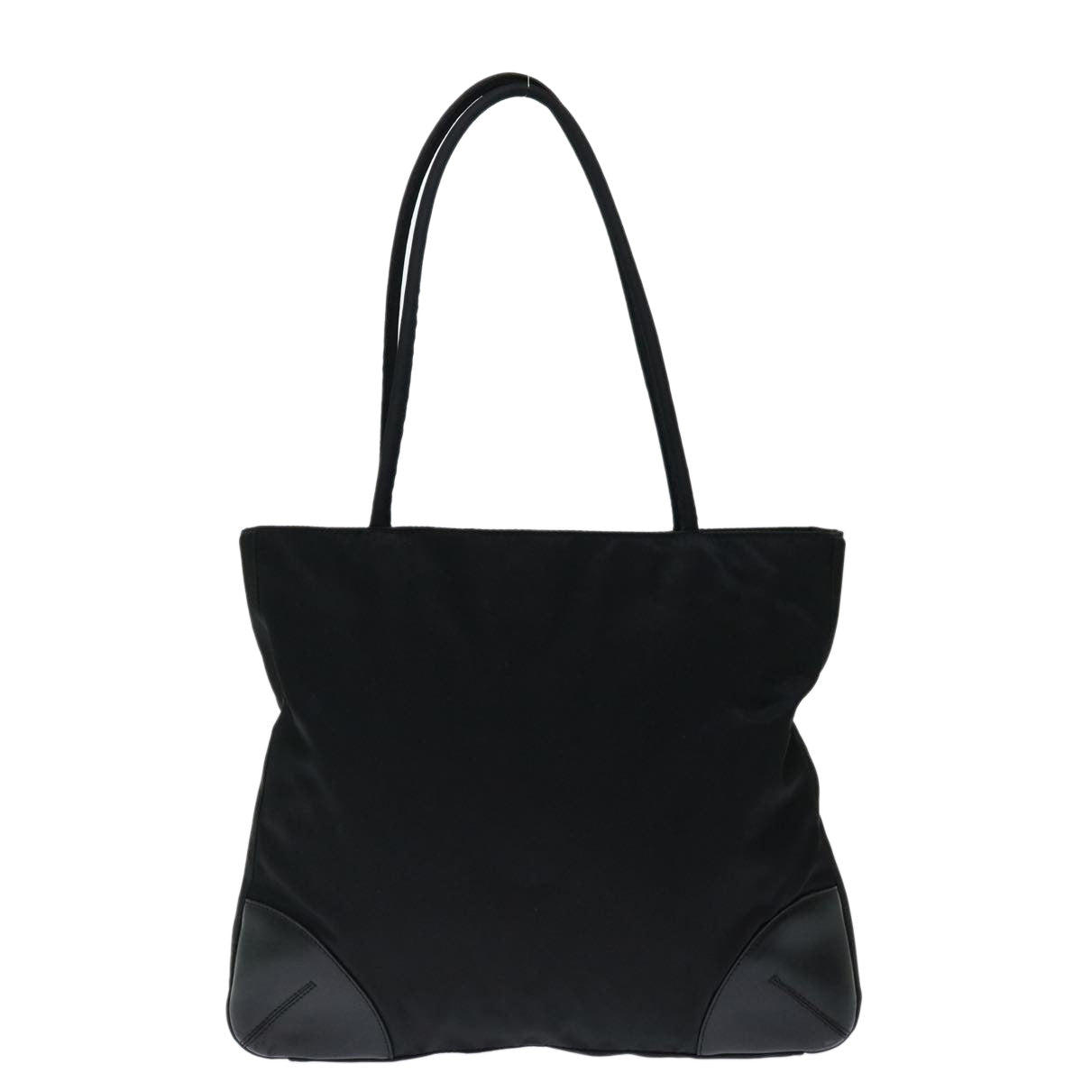 PRADA Tote Bag Nylon Black Auth fm3365 - 0