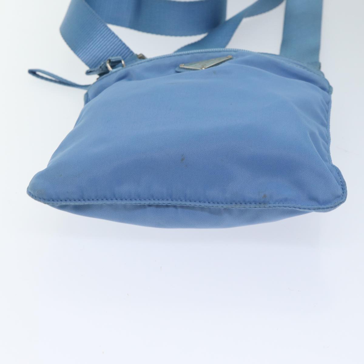 PRADA Shoulder Bag Nylon Blue Auth fm3368