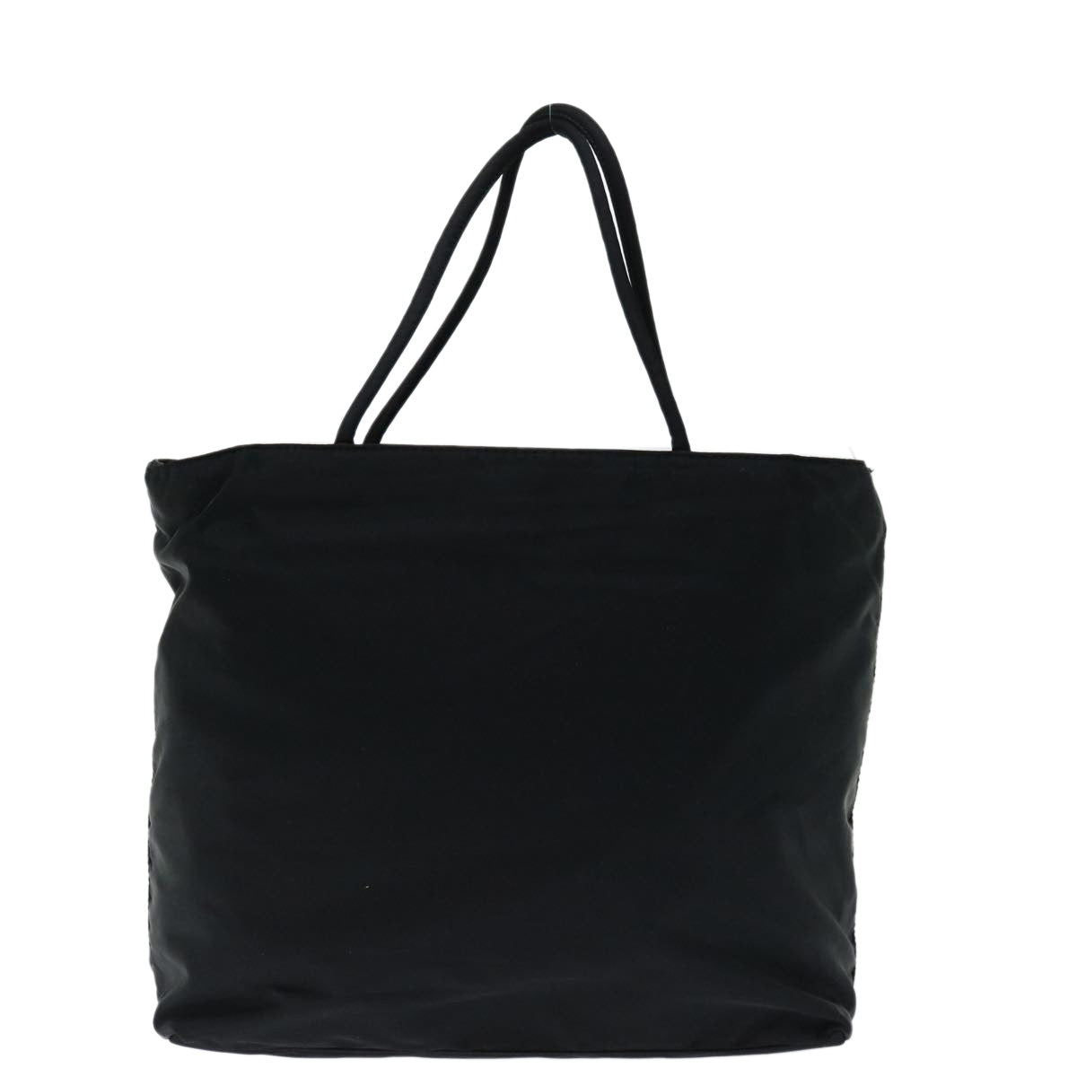PRADA Hand Bag Nylon Black Auth fm3371
