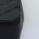 CHANEL Big Matelasse Chain Shoulder Bag Caviar Skin Black CC Auth fm3373AV-15