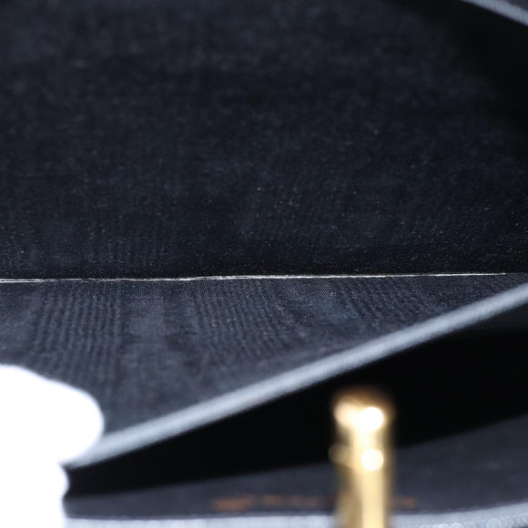 CHANEL Big Matelasse Chain Shoulder Bag Caviar Skin Black CC Auth fm3373AV