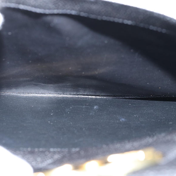 CHANEL Big Matelasse Chain Shoulder Bag Caviar Skin Black CC Auth fm3373AV