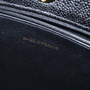 CHANEL Big Matelasse Chain Shoulder Bag Caviar Skin Black CC Auth fm3373AV-24
