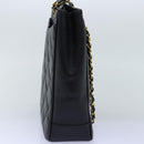 CHANEL Big Matelasse Chain Shoulder Bag Caviar Skin Black CC Auth fm3373AV-3