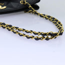 CHANEL Big Matelasse Chain Shoulder Bag Caviar Skin Black CC Auth fm3373AV-7
