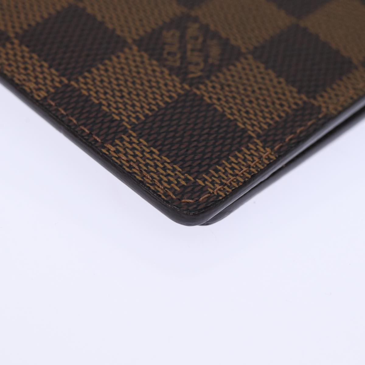 LOUIS VUITTON Damier Ebene Agenda GM Day Planner Cover R20107 LV Auth fm3375A