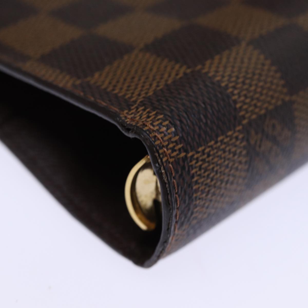 LOUIS VUITTON Damier Ebene Agenda GM Day Planner Cover R20107 LV Auth fm3375A