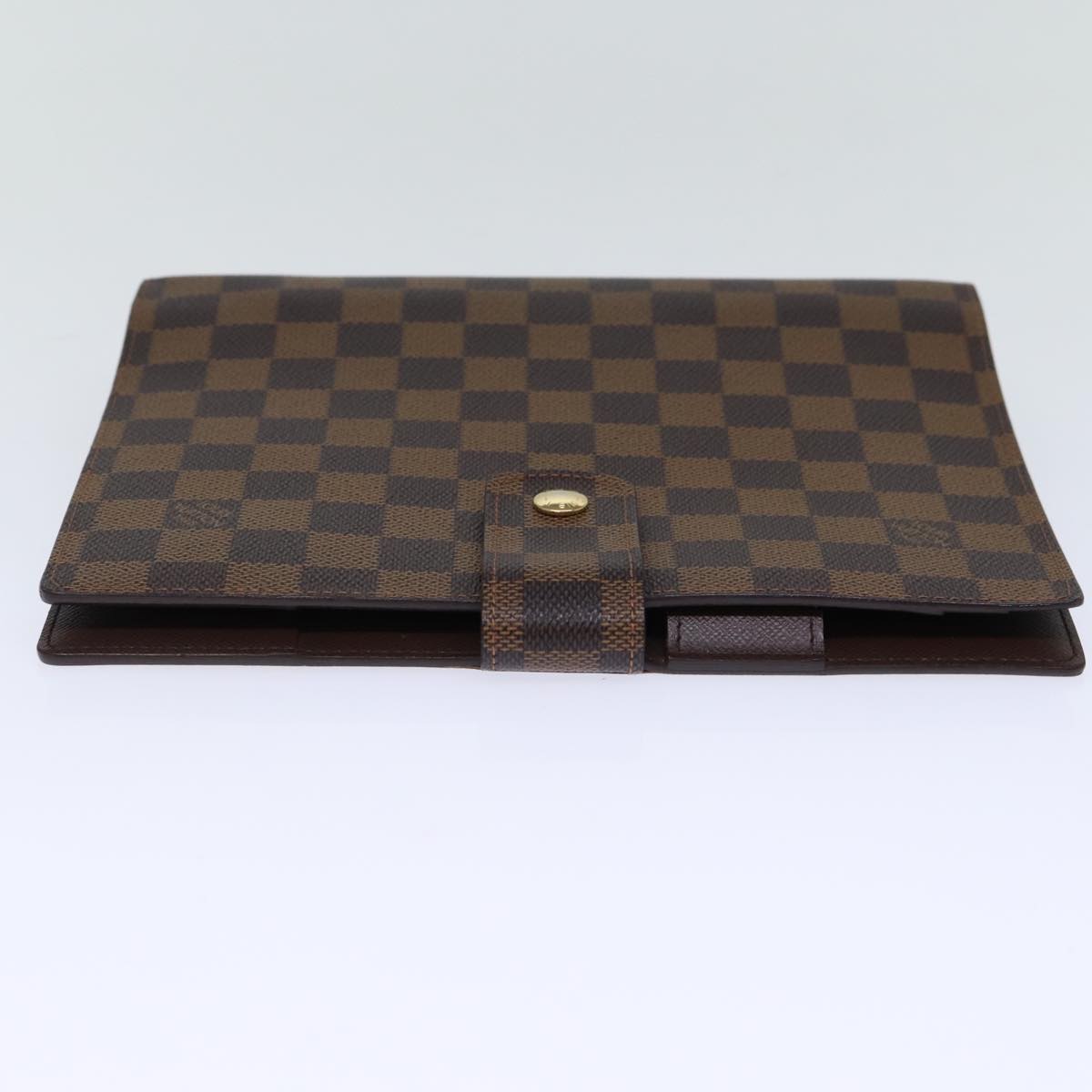 LOUIS VUITTON Damier Ebene Agenda GM Day Planner Cover R20107 LV Auth fm3375A