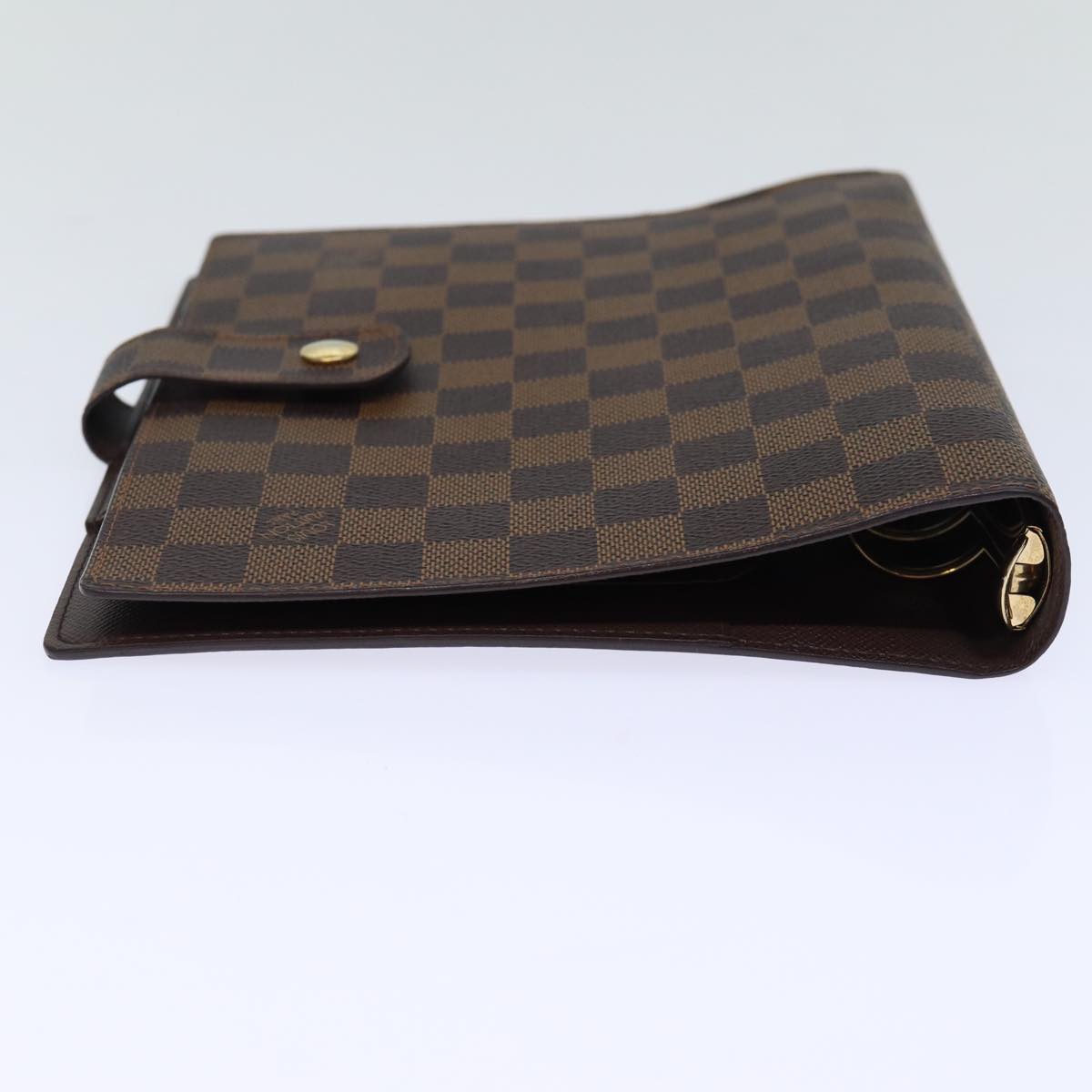 LOUIS VUITTON Damier Ebene Agenda GM Day Planner Cover R20107 LV Auth fm3375A