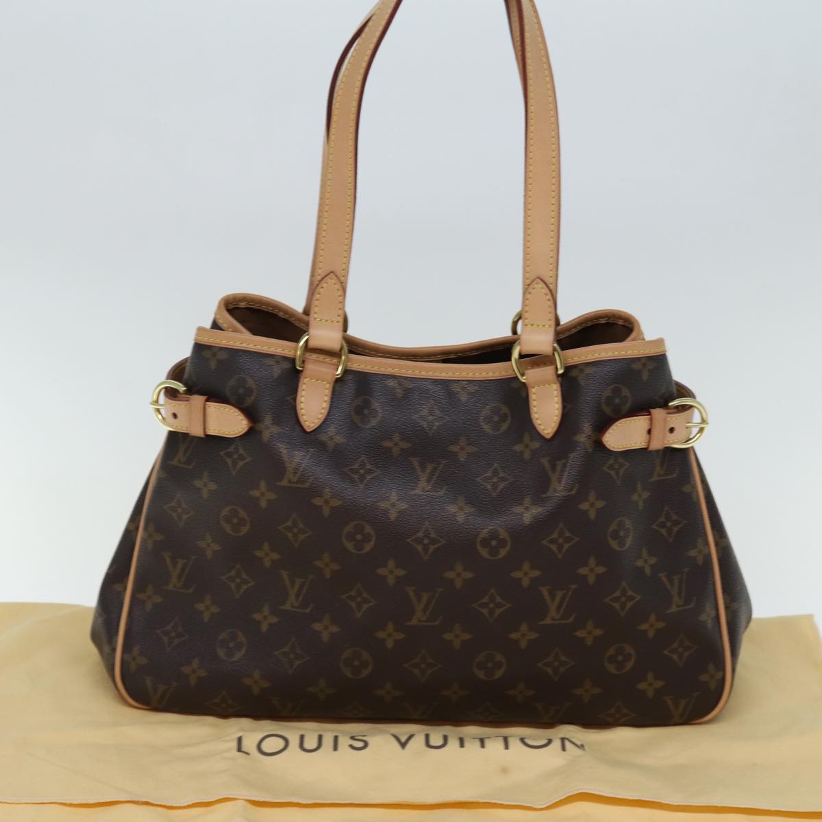 LOUIS VUITTON Monogram Batignolles Horizontal Tote Bag M51154 LV Auth fm3380