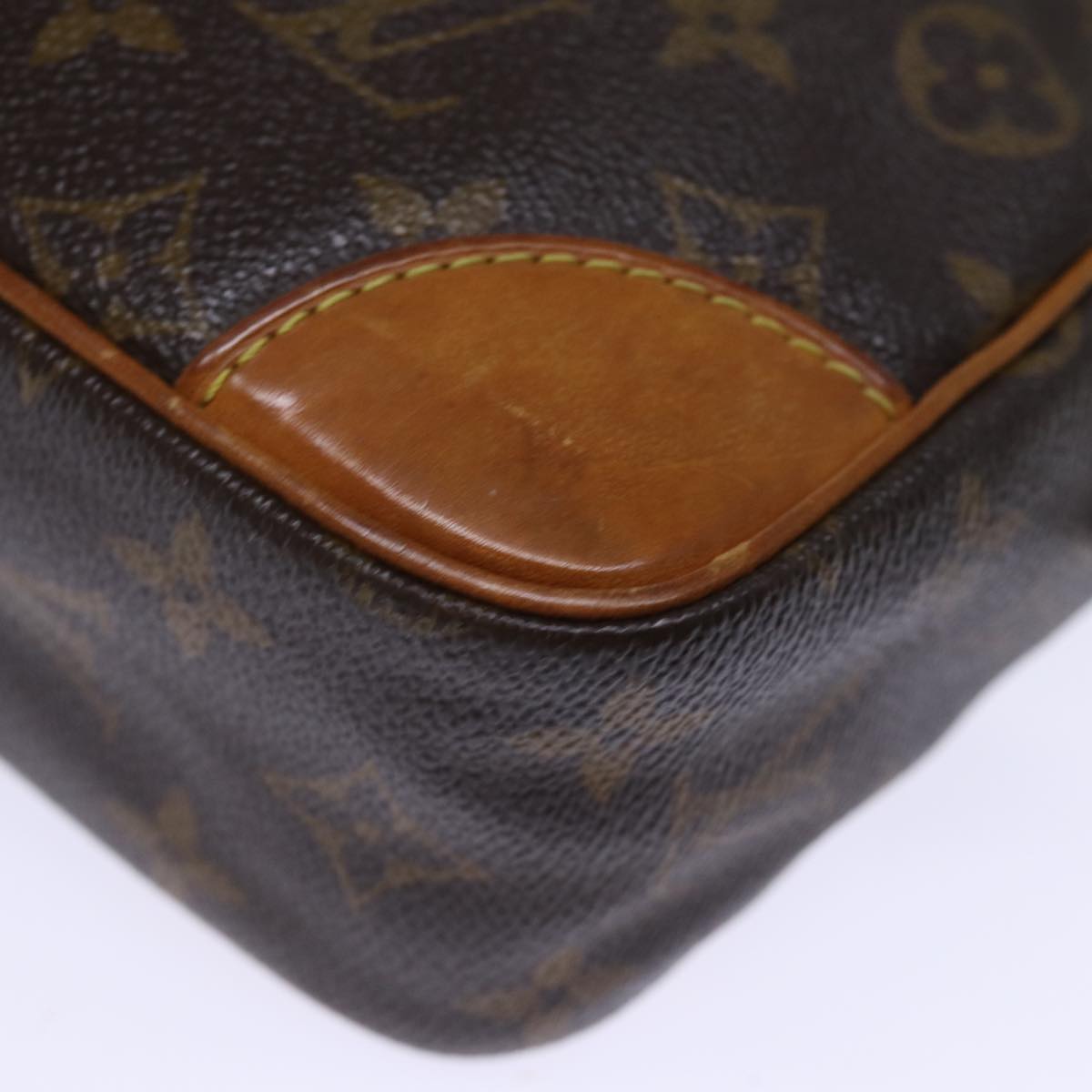 LOUIS VUITTON Monogram Compiegne 28 Clutch Bag M51845 LV Auth fm3381