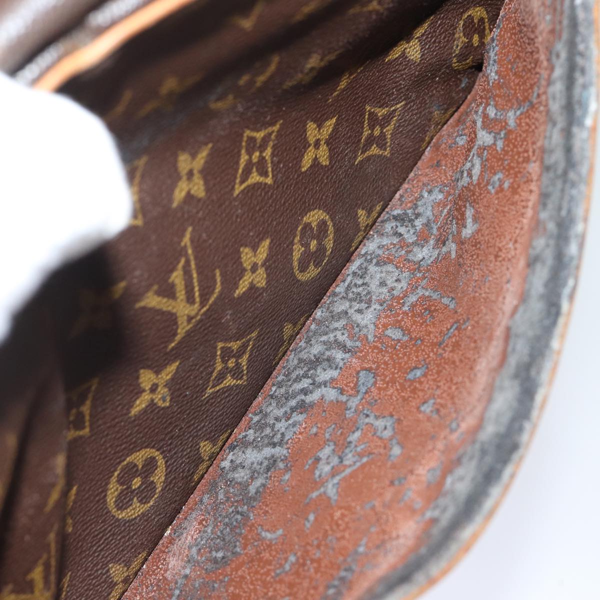 LOUIS VUITTON Monogram Compiegne 28 Clutch Bag M51845 LV Auth fm3381