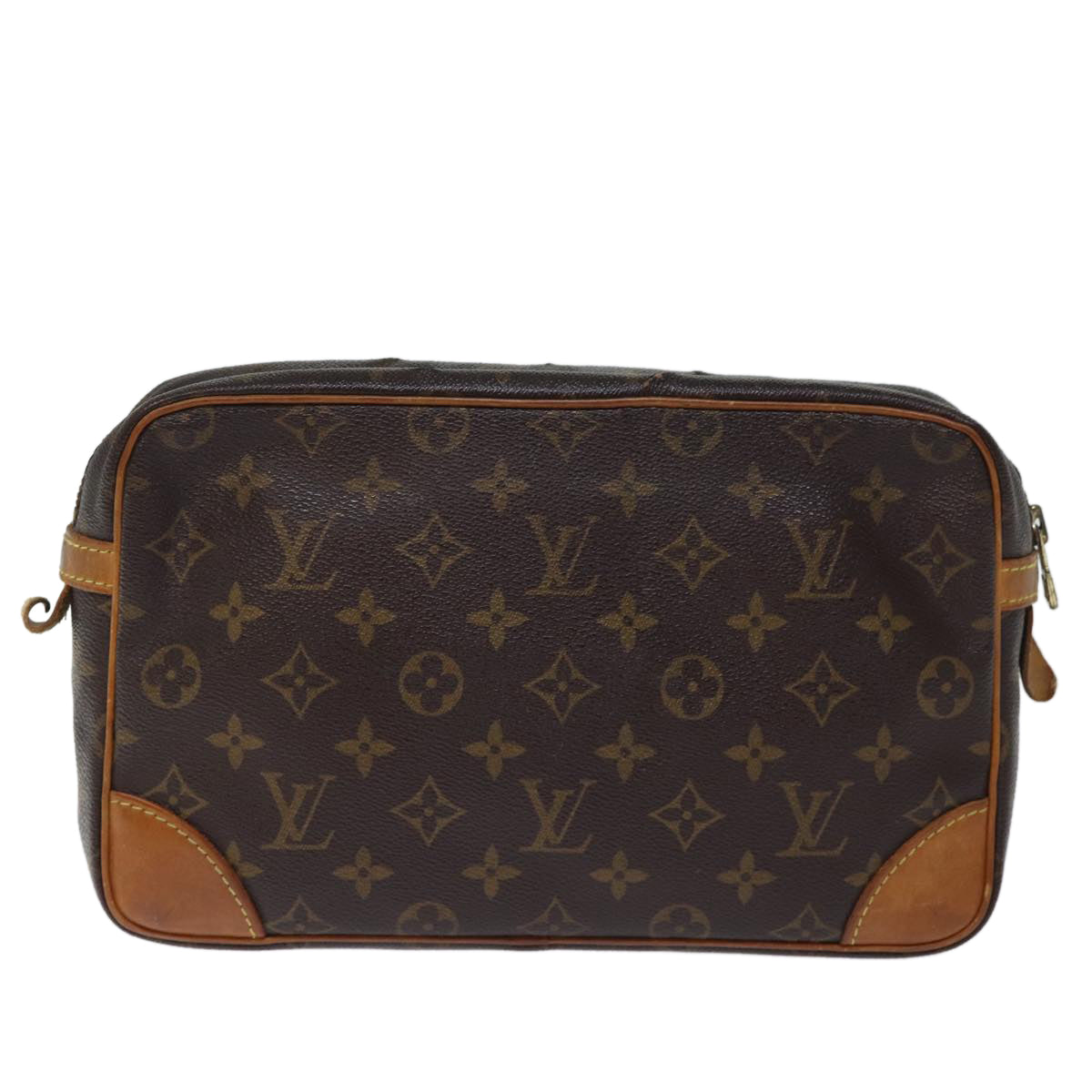 LOUIS VUITTON Monogram Compiegne 28 Clutch Bag M51845 LV Auth fm3381 - 0