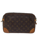 LOUIS VUITTON Monogram Compiegne 28 Clutch Bag M51845 LV Auth fm3381-2
