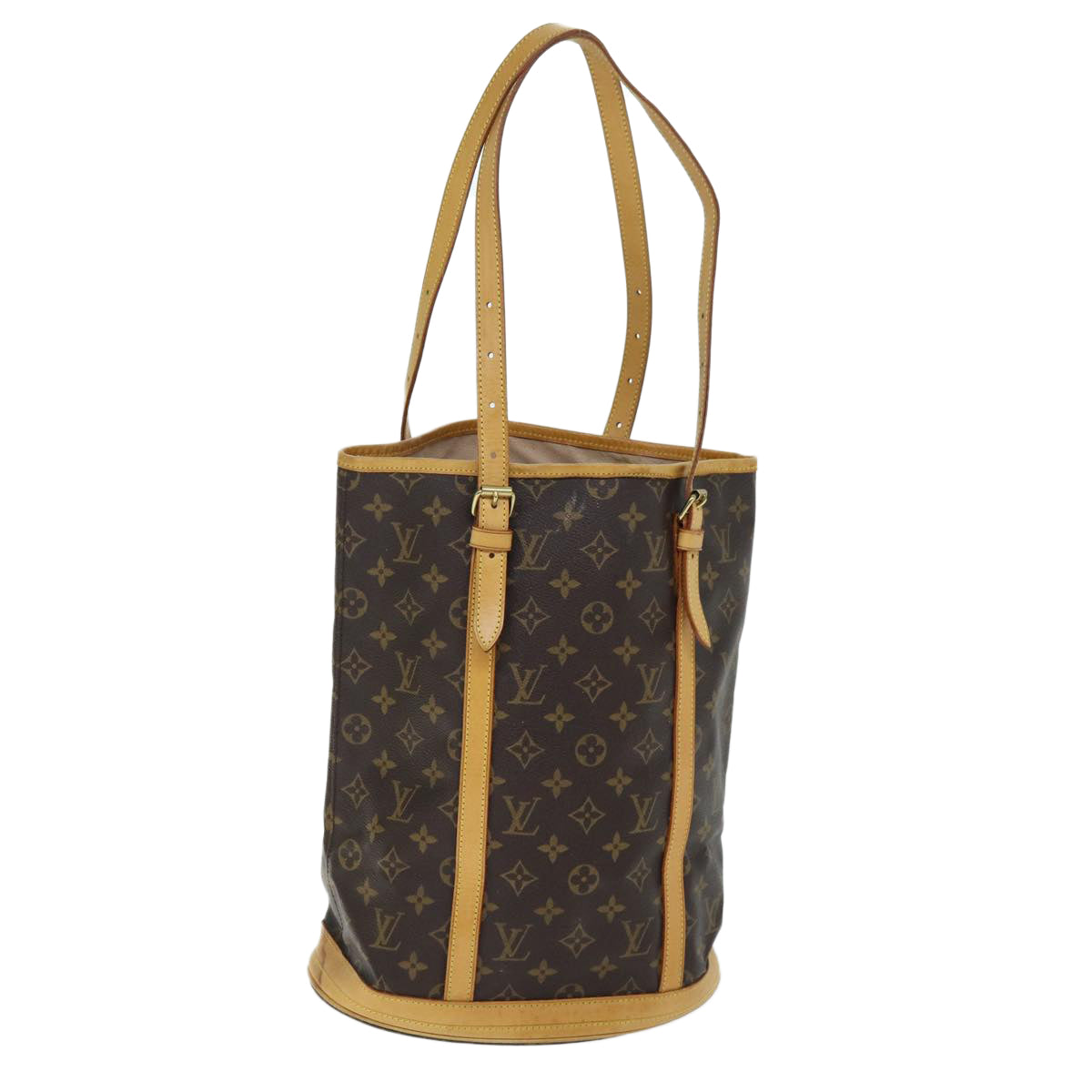 LOUIS VUITTON Monogram Bucket GM Shoulder Bag M42236 LV Auth fm3392