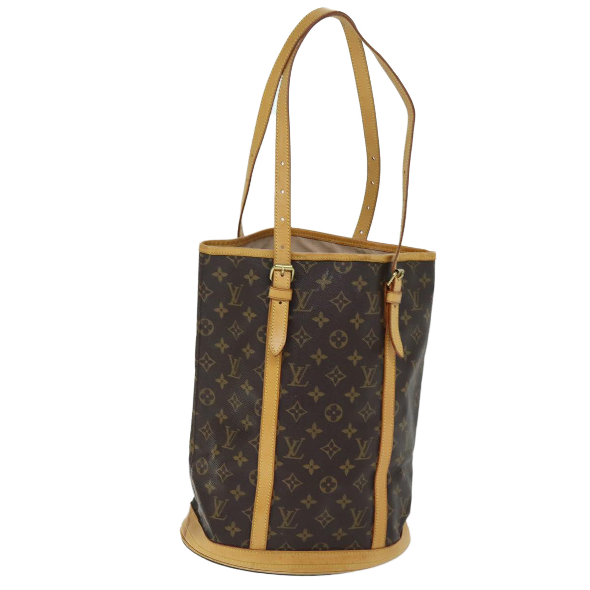 LOUIS VUITTON Monogram Bucket GM Shoulder Bag M42236 LV Auth fm3392