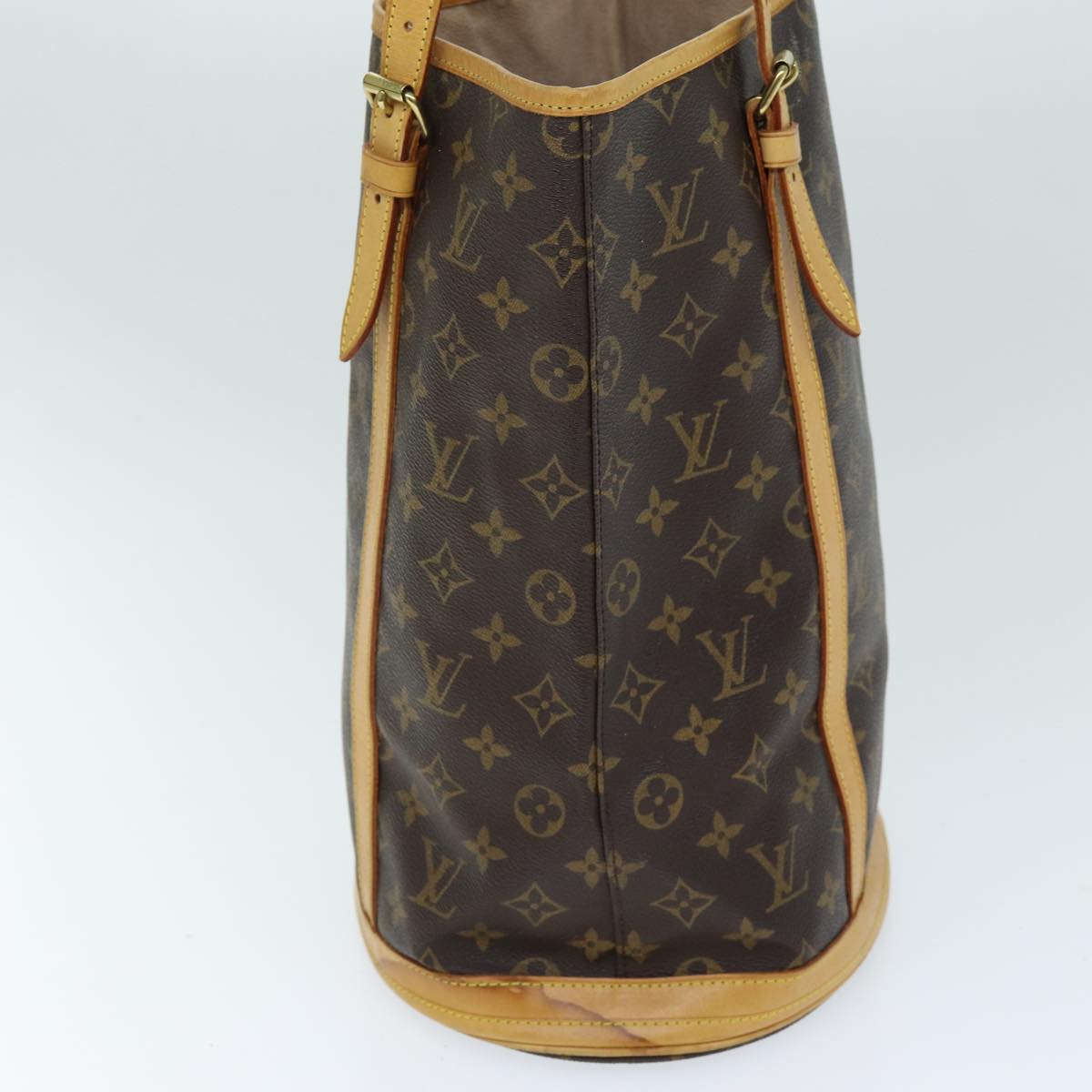 LOUIS VUITTON Monogram Bucket GM Shoulder Bag M42236 LV Auth fm3392