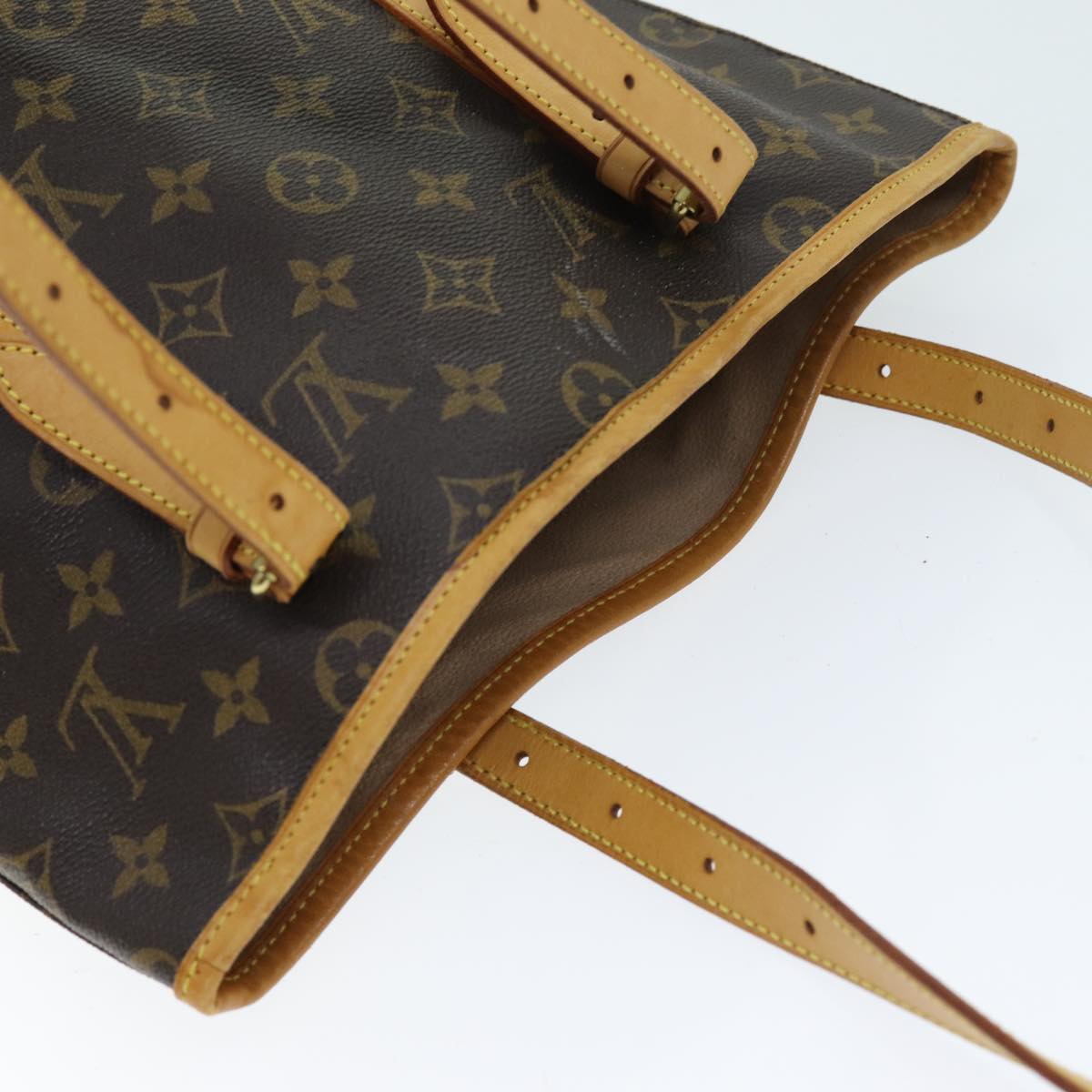 LOUIS VUITTON Monogram Bucket GM Shoulder Bag M42236 LV Auth fm3392