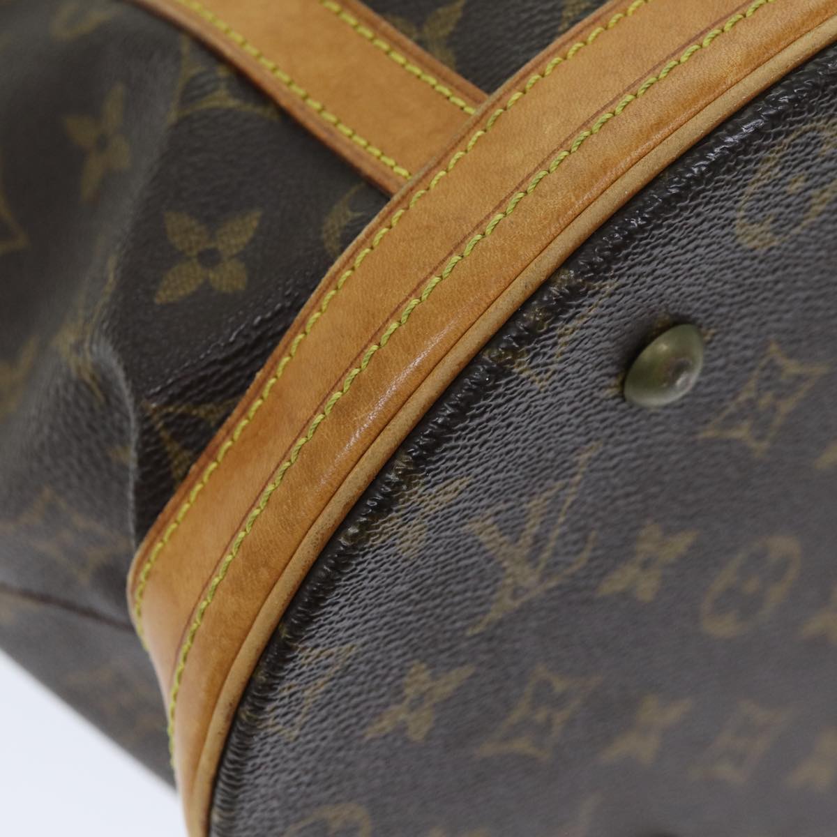 LOUIS VUITTON Monogram Bucket GM Shoulder Bag M42236 LV Auth fm3393