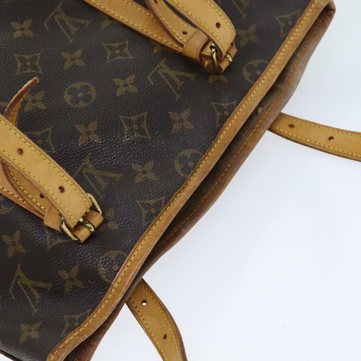 LOUIS VUITTON Monogram Bucket GM Shoulder Bag M42236 LV Auth fm3393