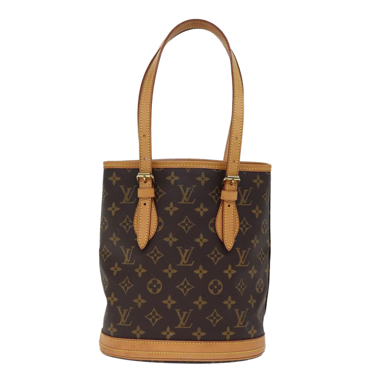 LOUIS VUITTON Monogram Bucket PM Shoulder Bag M42238 LV Auth fm3394 - 0