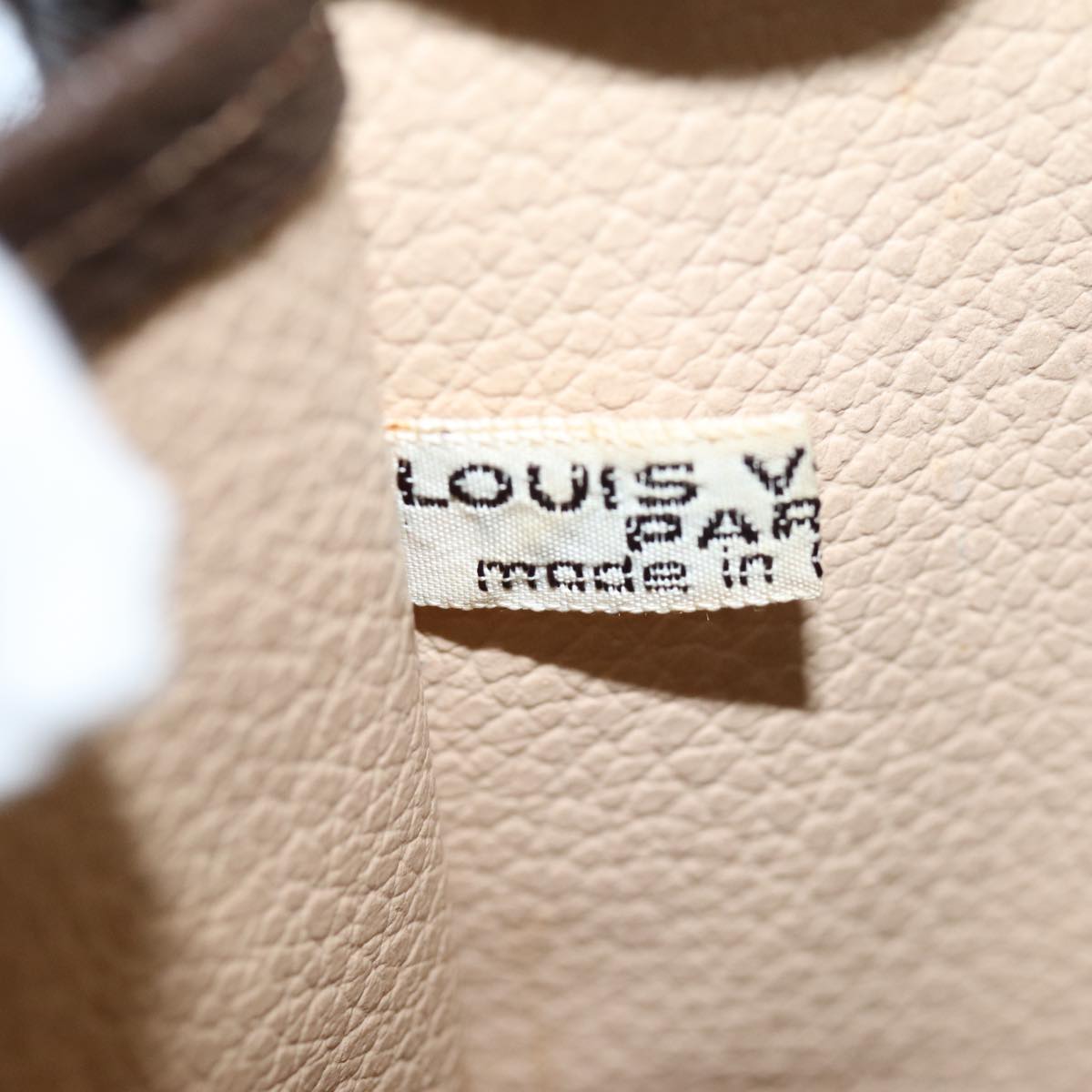LOUIS VUITTON Monogram Sac Plat Hand Bag Vintage M51140 LV Auth fm3398