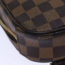 LOUIS VUITTON Damier Ebene Pochette Gange Shoulder Bag N48048 LV Auth fm3403-15
