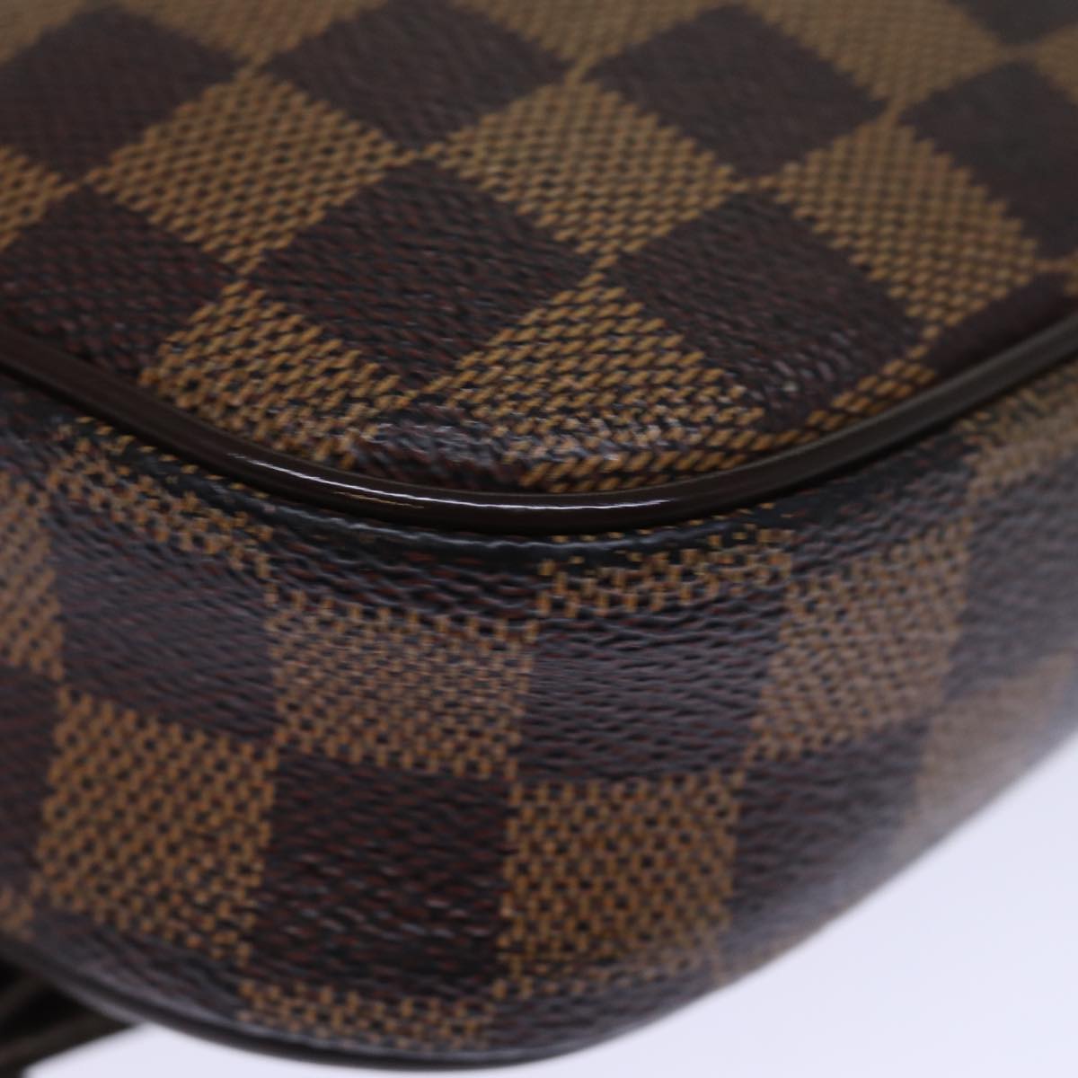 LOUIS VUITTON Damier Ebene Pochette Gange Shoulder Bag N48048 LV Auth fm3403