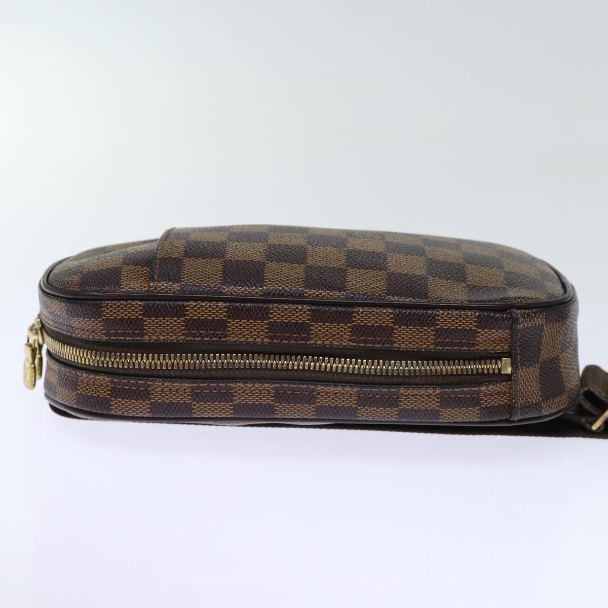 LOUIS VUITTON Damier Ebene Pochette Gange Shoulder Bag N48048 LV Auth fm3403