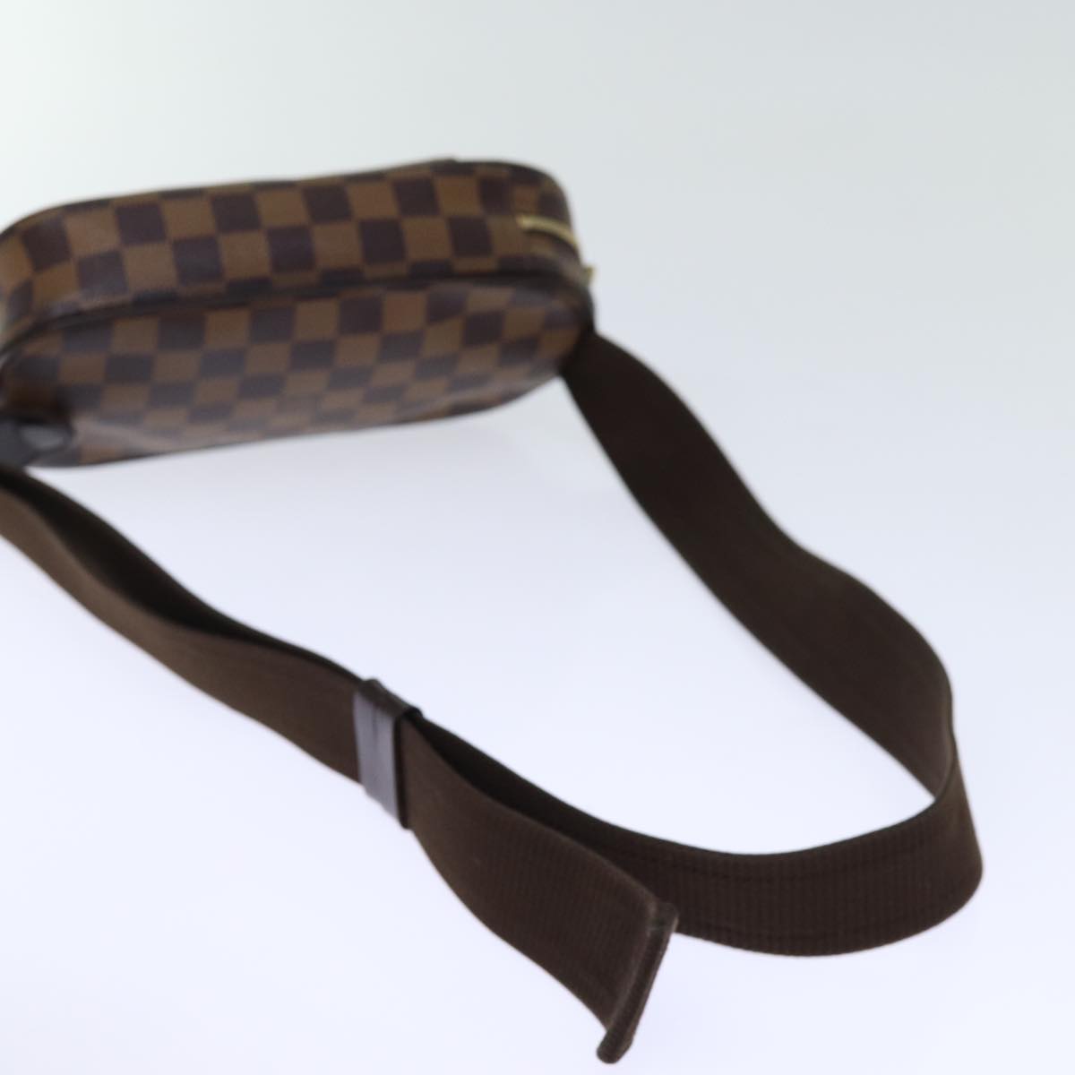 LOUIS VUITTON Damier Ebene Pochette Gange Shoulder Bag N48048 LV Auth fm3403