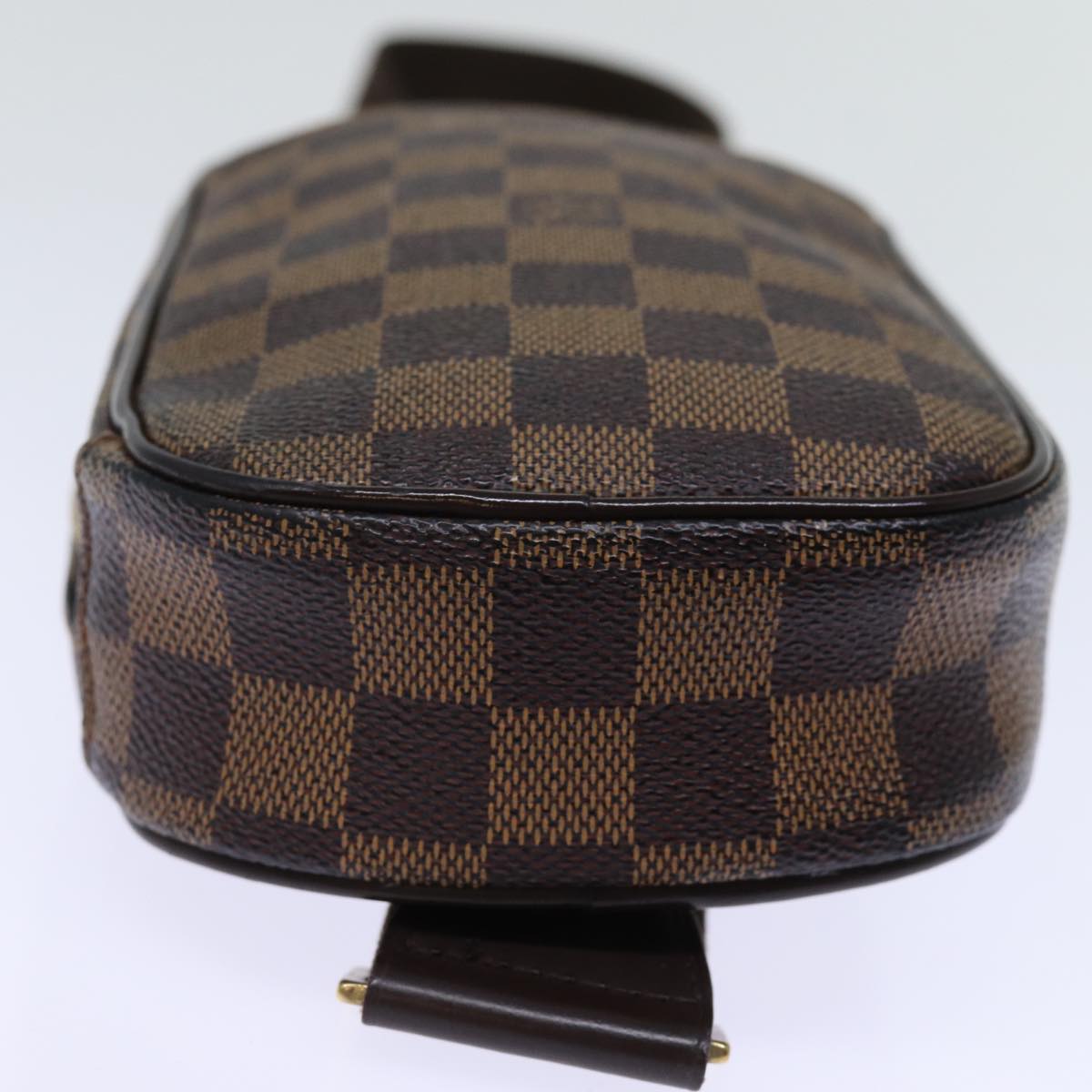 LOUIS VUITTON Damier Ebene Pochette Gange Shoulder Bag N48048 LV Auth fm3403