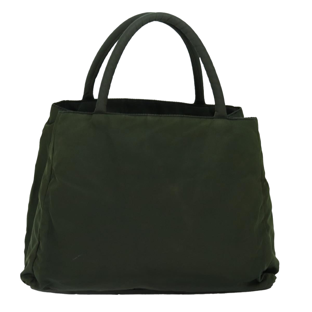 PRADA Hand Bag Nylon Green Auth fm3425 - 0
