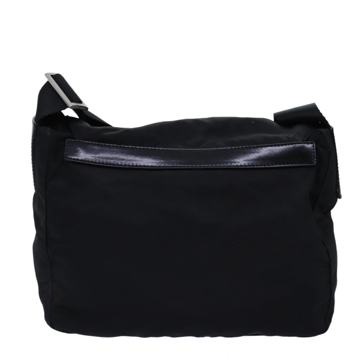 PRADA Shoulder Bag Nylon Black Auth fm3426 - 0