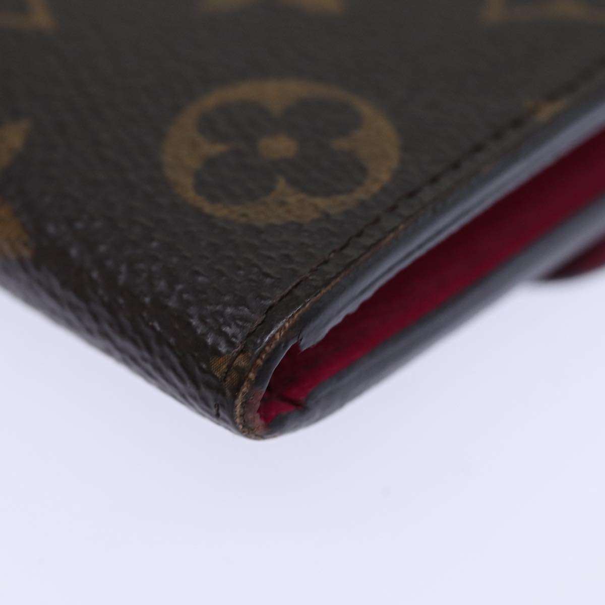 LOUIS VUITTON Monogram Portefeuille Emilie Wallet Pink M60697 LV Auth fm3444