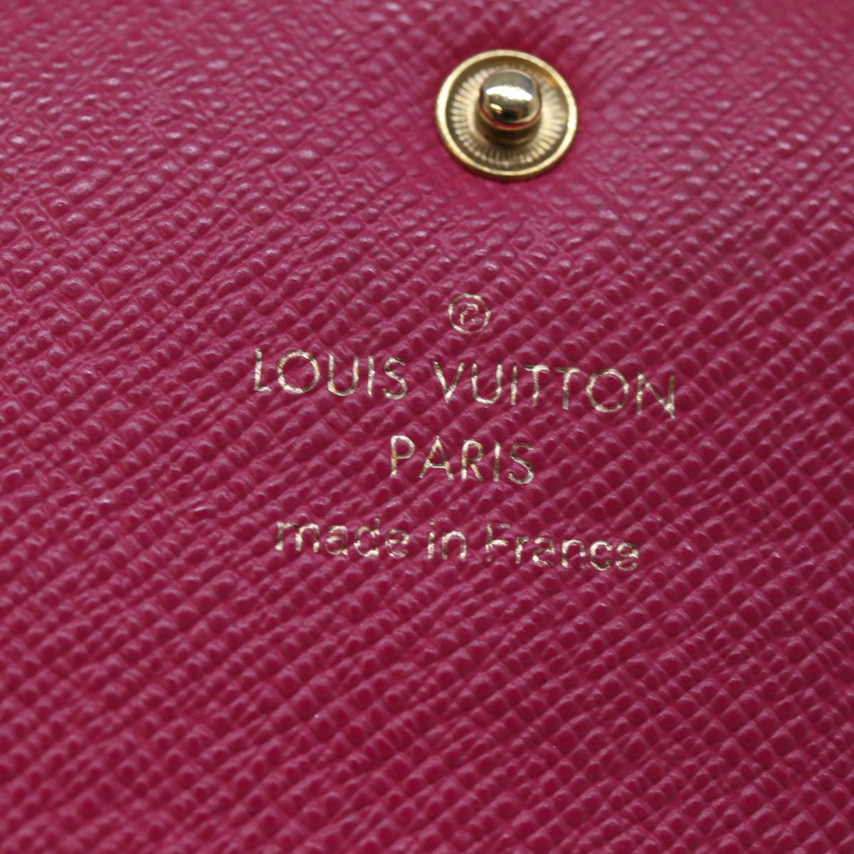 LOUIS VUITTON Monogram Portefeuille Emilie Wallet Pink M60697 LV Auth fm3444