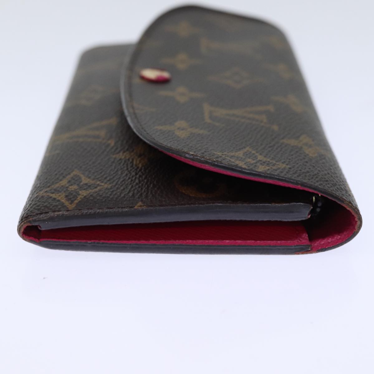 LOUIS VUITTON Monogram Portefeuille Emilie Wallet Pink M60697 LV Auth fm3444