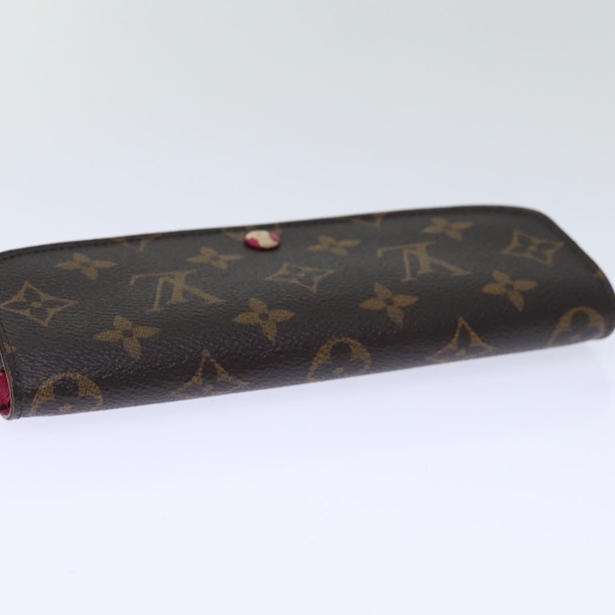 LOUIS VUITTON Monogram Portefeuille Emilie Wallet Pink M60697 LV Auth fm3444