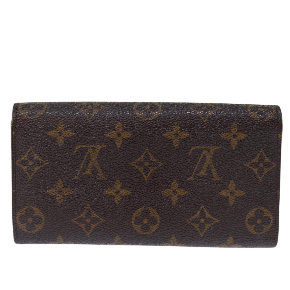 LOUIS VUITTON Monogram Portefeuille Sarah Long Wallet M60531 LV Auth fm3445 - 0