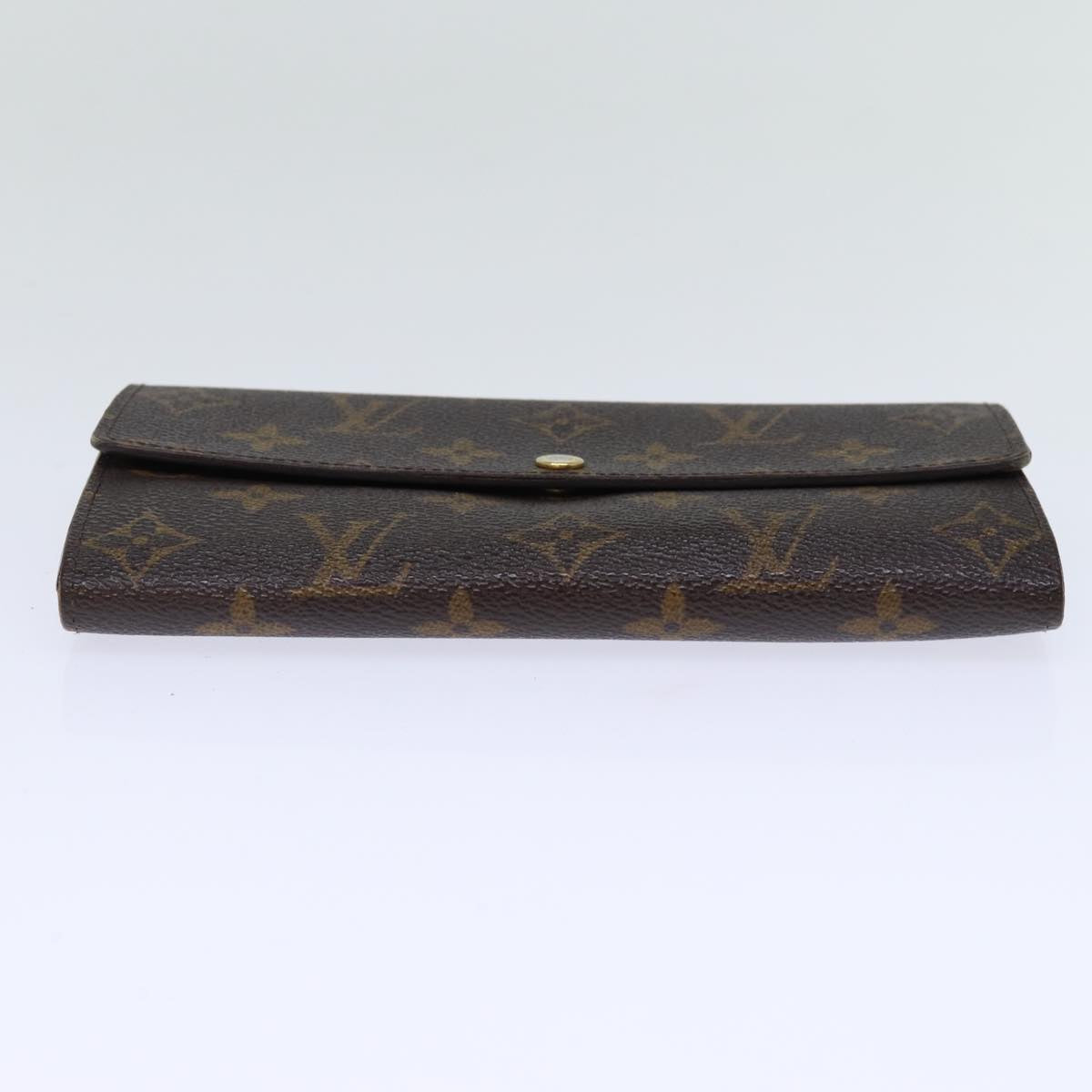 LOUIS VUITTON Monogram Portefeuille Sarah Long Wallet M60531 LV Auth fm3445