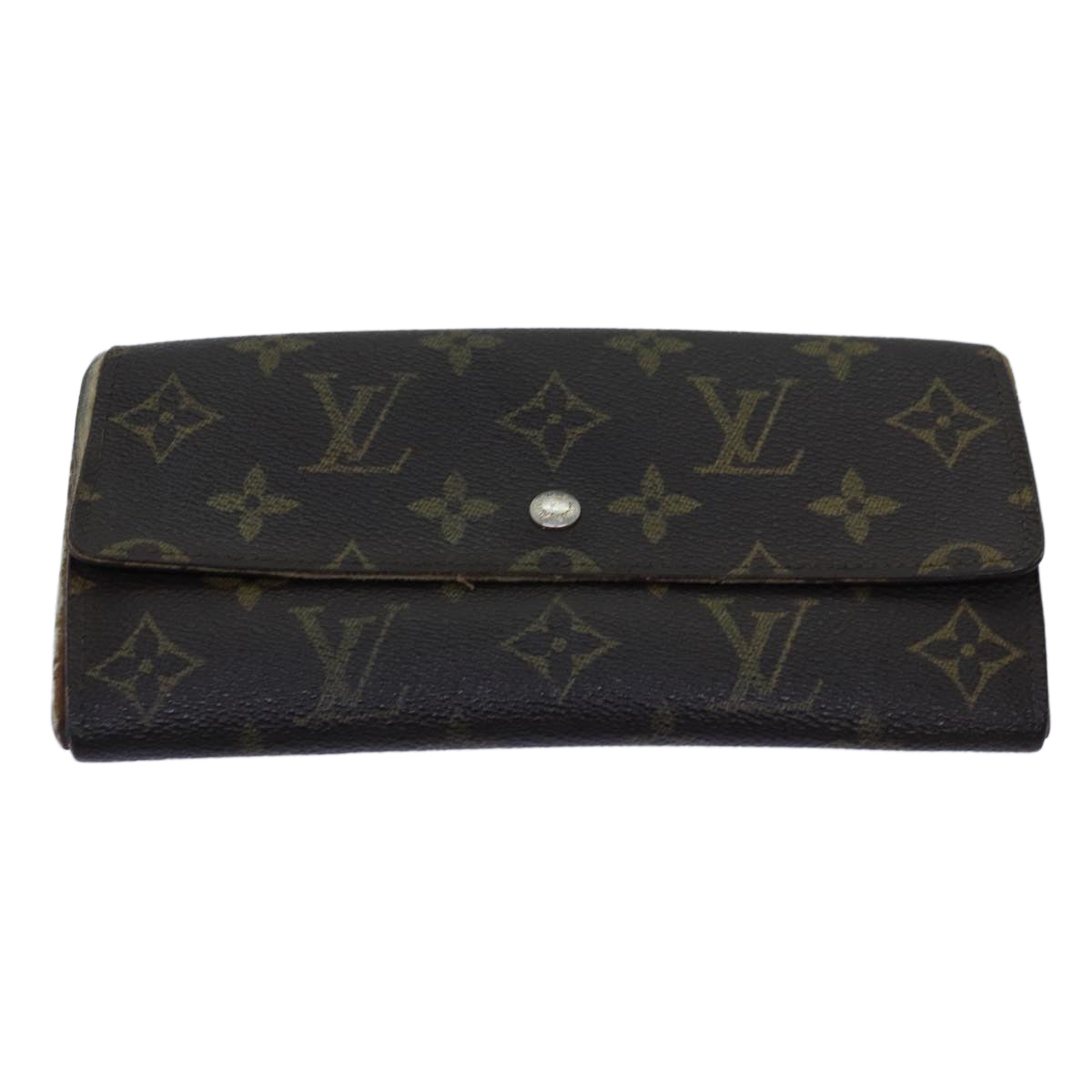 LOUIS VUITTON Monogram Long Wallet 4Set LV Auth fm3450 - 0