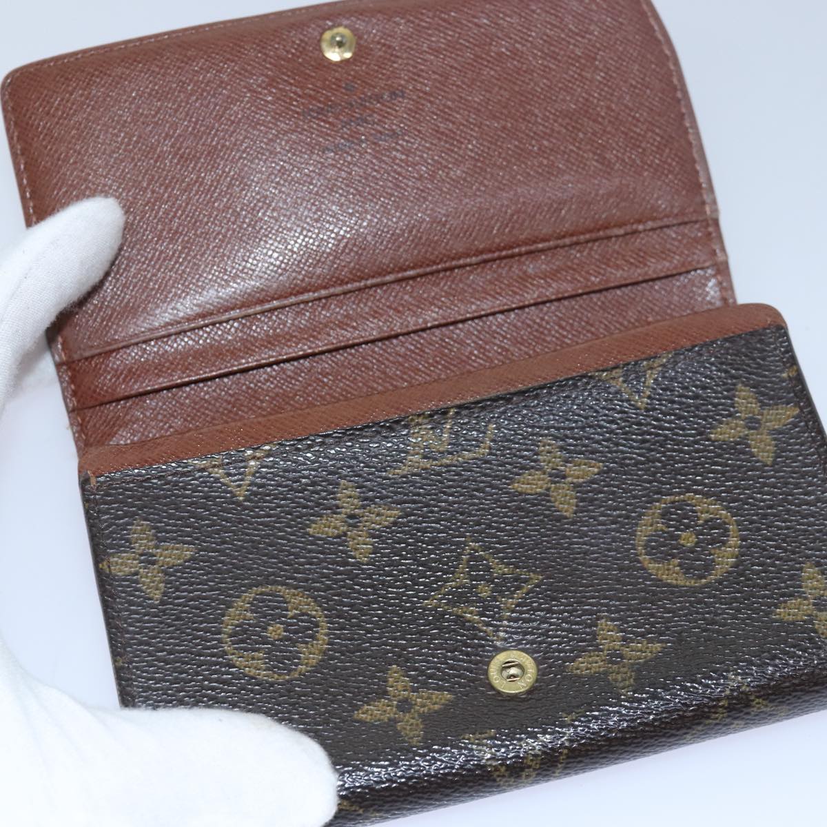 LOUIS VUITTON Monogram Wallet 9Set LV Auth fm3452