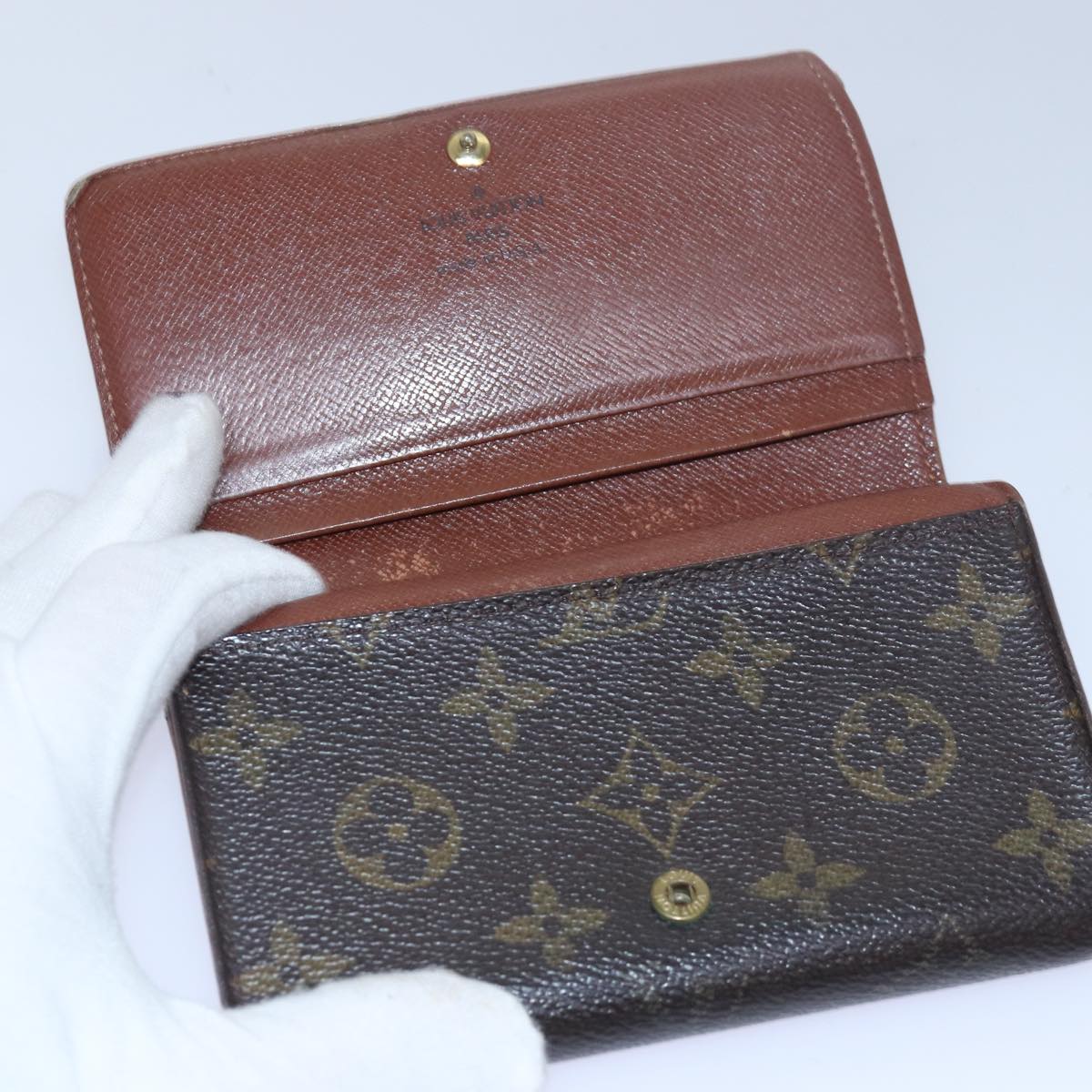 LOUIS VUITTON Monogram Wallet 9Set LV Auth fm3452