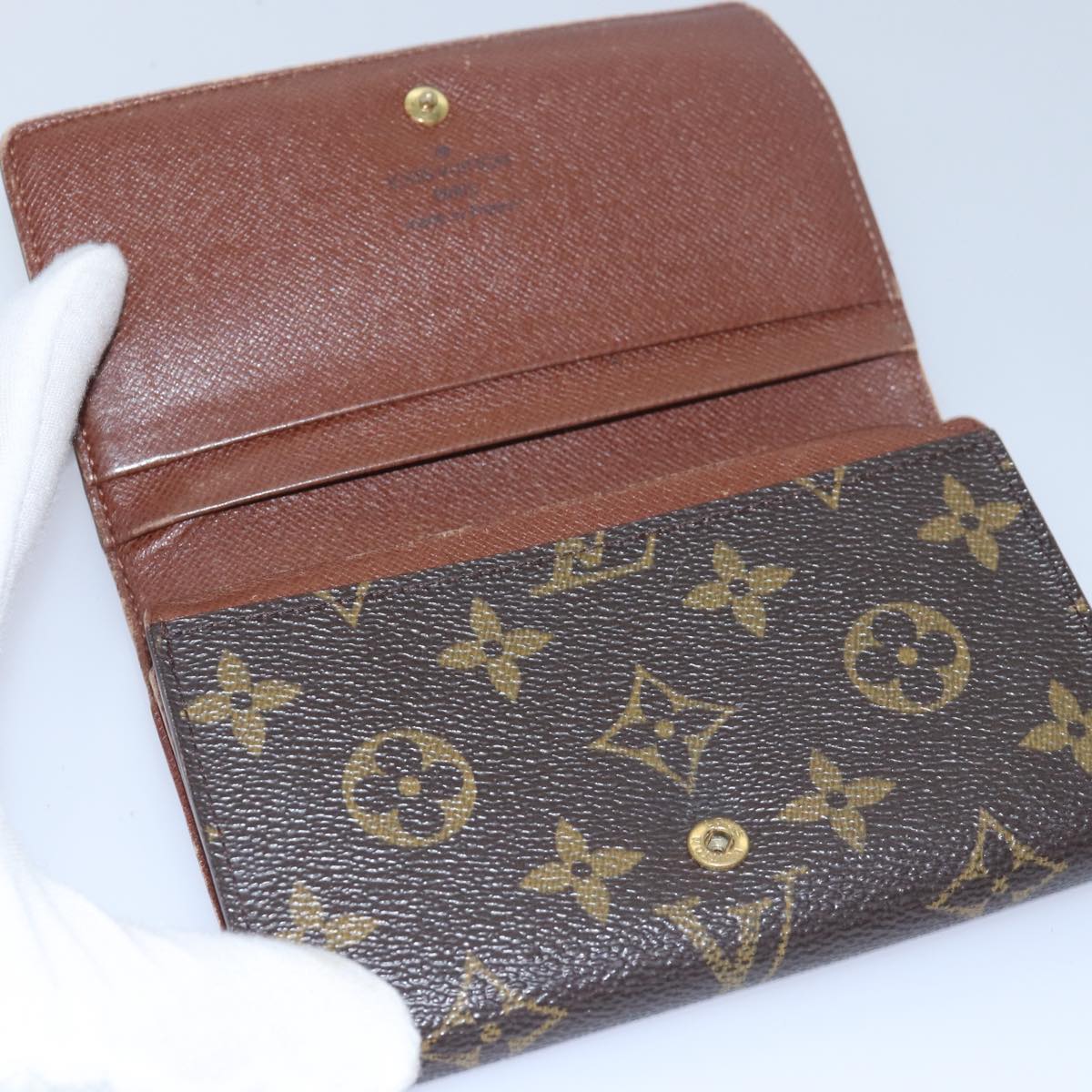 LOUIS VUITTON Monogram Wallet 9Set LV Auth fm3452