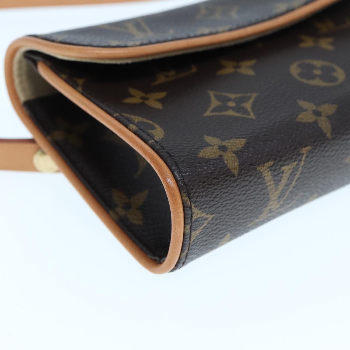 LOUIS VUITTON Monogram Pochette Florentine Waist bag M51855 LV Auth fm3455